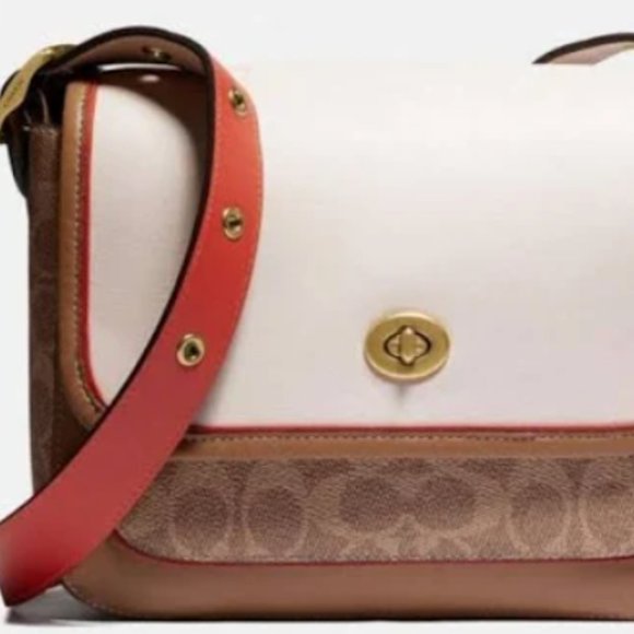 NWT COACH CLASSIC RAMBLER CROSSBODY w/Signature Canvas